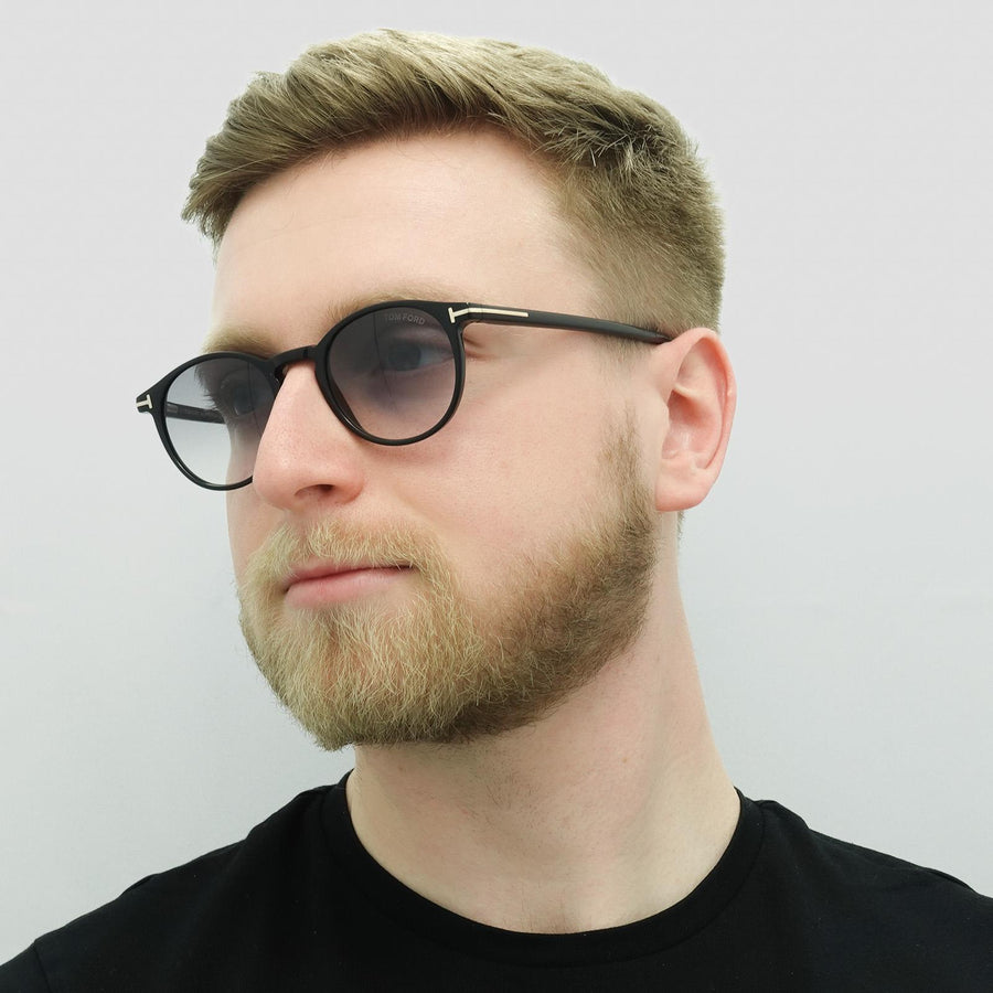 Tom Ford Sunglasses Andrea FT0539 01B Black Grey Gradient