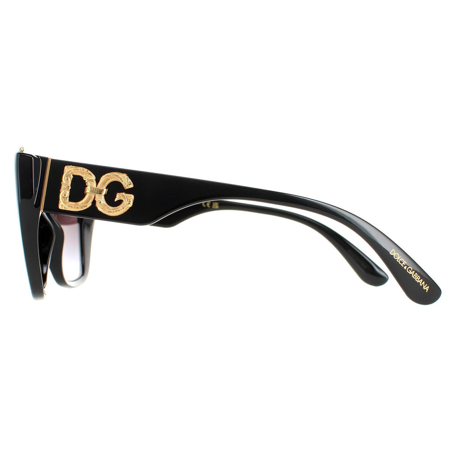 Dolce & Gabbana Sunglasses DG6144 501/8G Black Transparent Black Grey Gradient