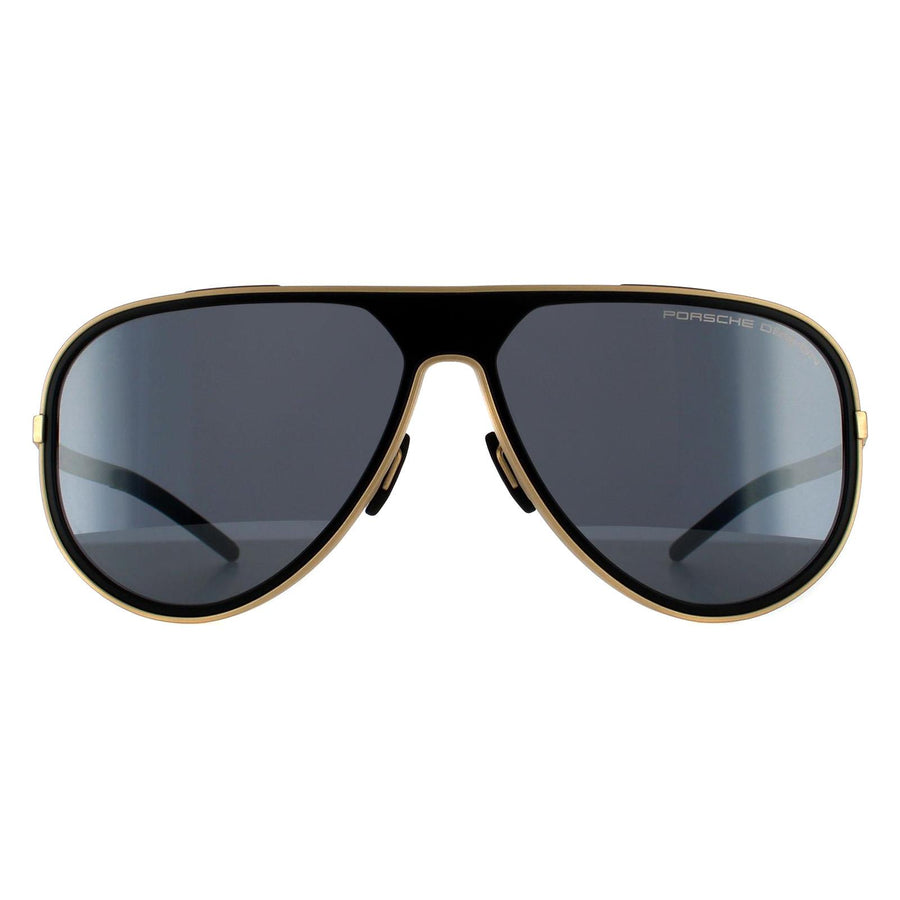 Porsche Design P8684 Sunglasses Gold / Blue Black Mirror