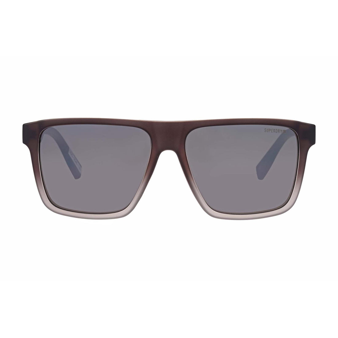 Superdry Sunglasses SDS-5046 165 Matte Crystal Dark Grey Gradient Silver Mirror