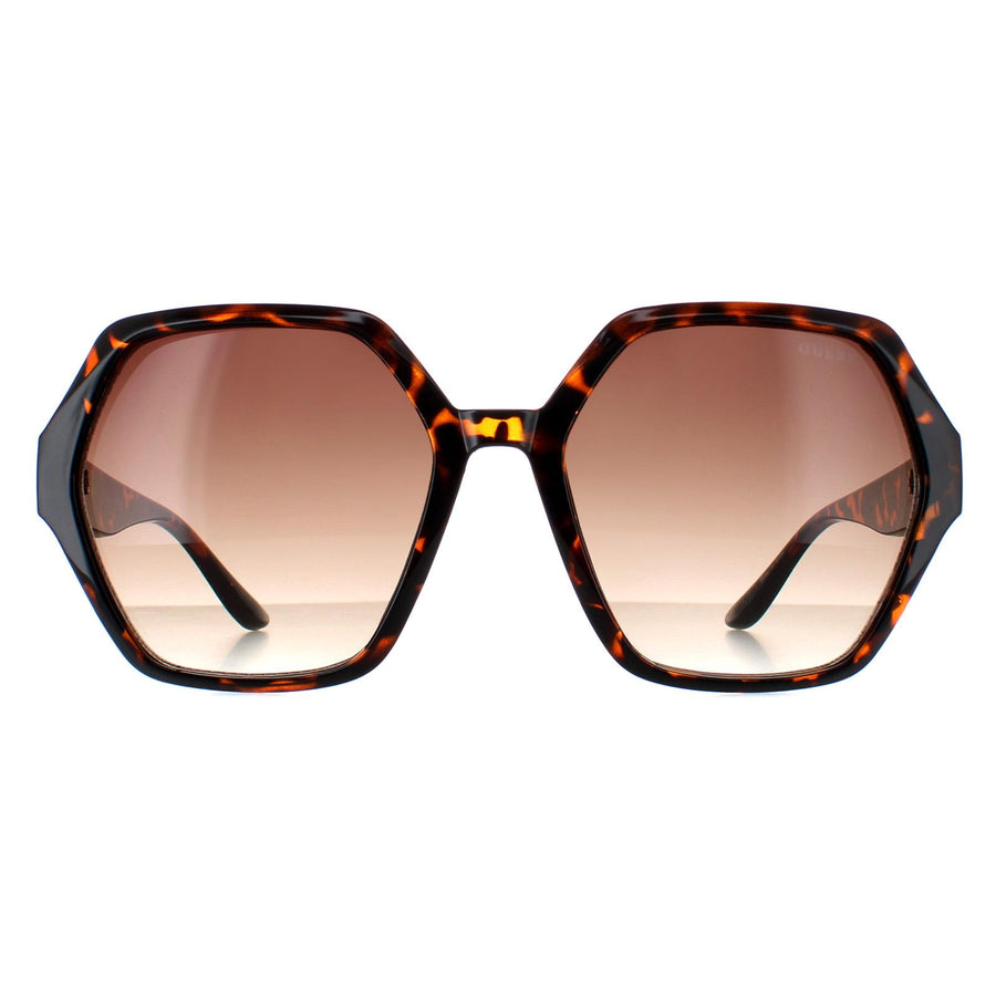 Guess Sunglasses GF6152 52F Dark Havana Brown Gradient