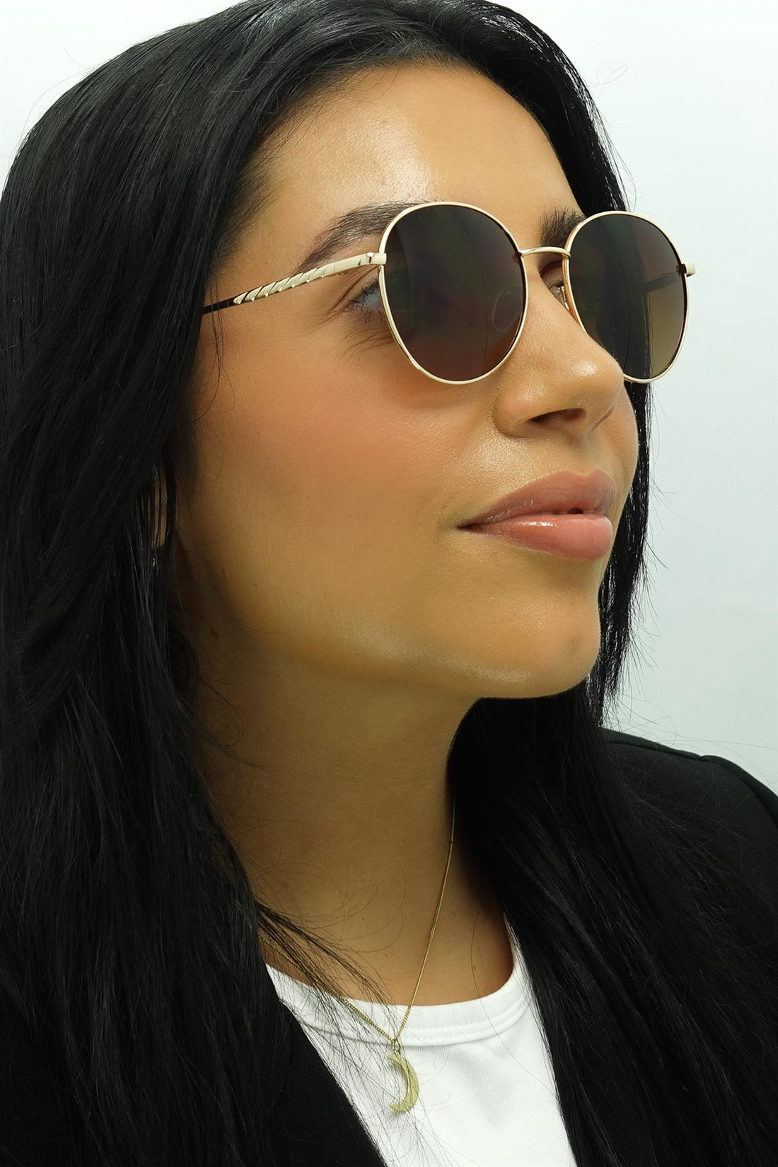 Smarty Sunglasses X1116 A Gold Brown