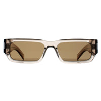 Saint Laurent SL660 Sunglasses Transparent Beige Brown