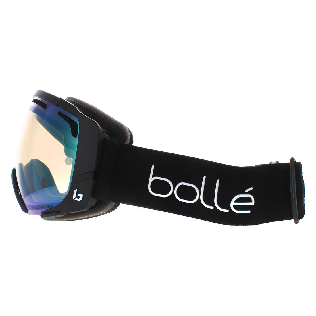 bolle phantom ski goggles Bolle Ski Goggles Supreme OTG 21949 Matte Black Corp Phantom Green Eme – Discounted Sunglasses