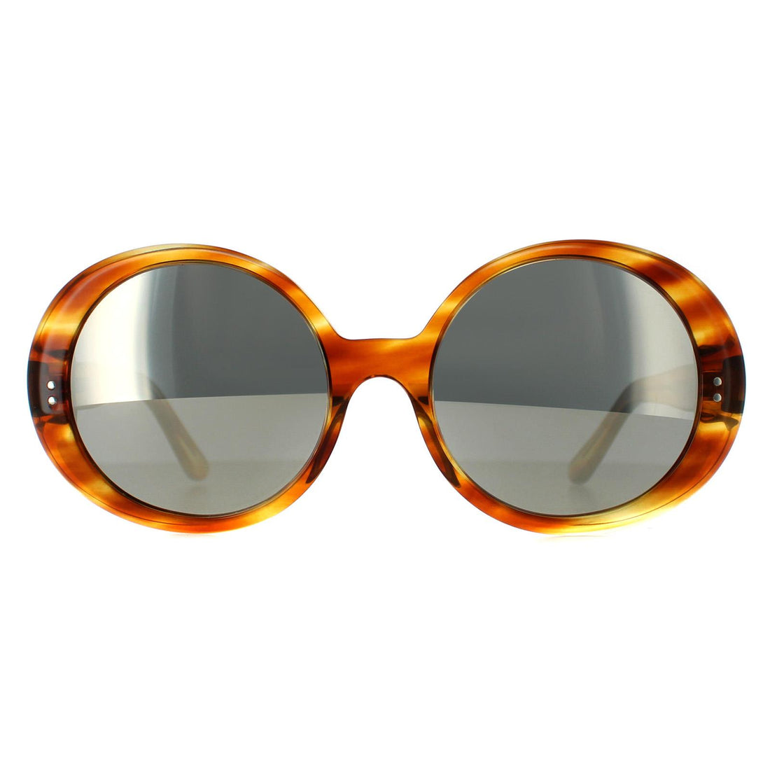 Celine CL40065I Sunglasses Havana / Grey Mirror