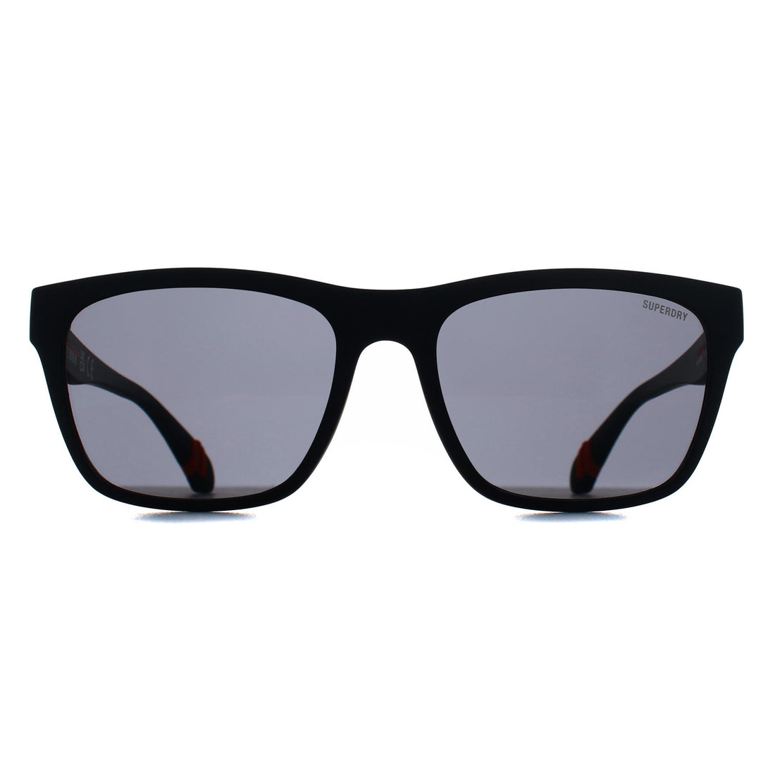 Superdry Sunglasses SDS-5009 104A Shiny Black Silver Mirror