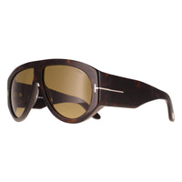 Tom Ford Sunglasses Bronson FT1044 52N Dark Havana Green