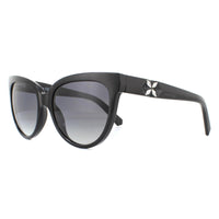 Swarovski Sunglasses SK0187 01B Shiny Black Grey Gradient