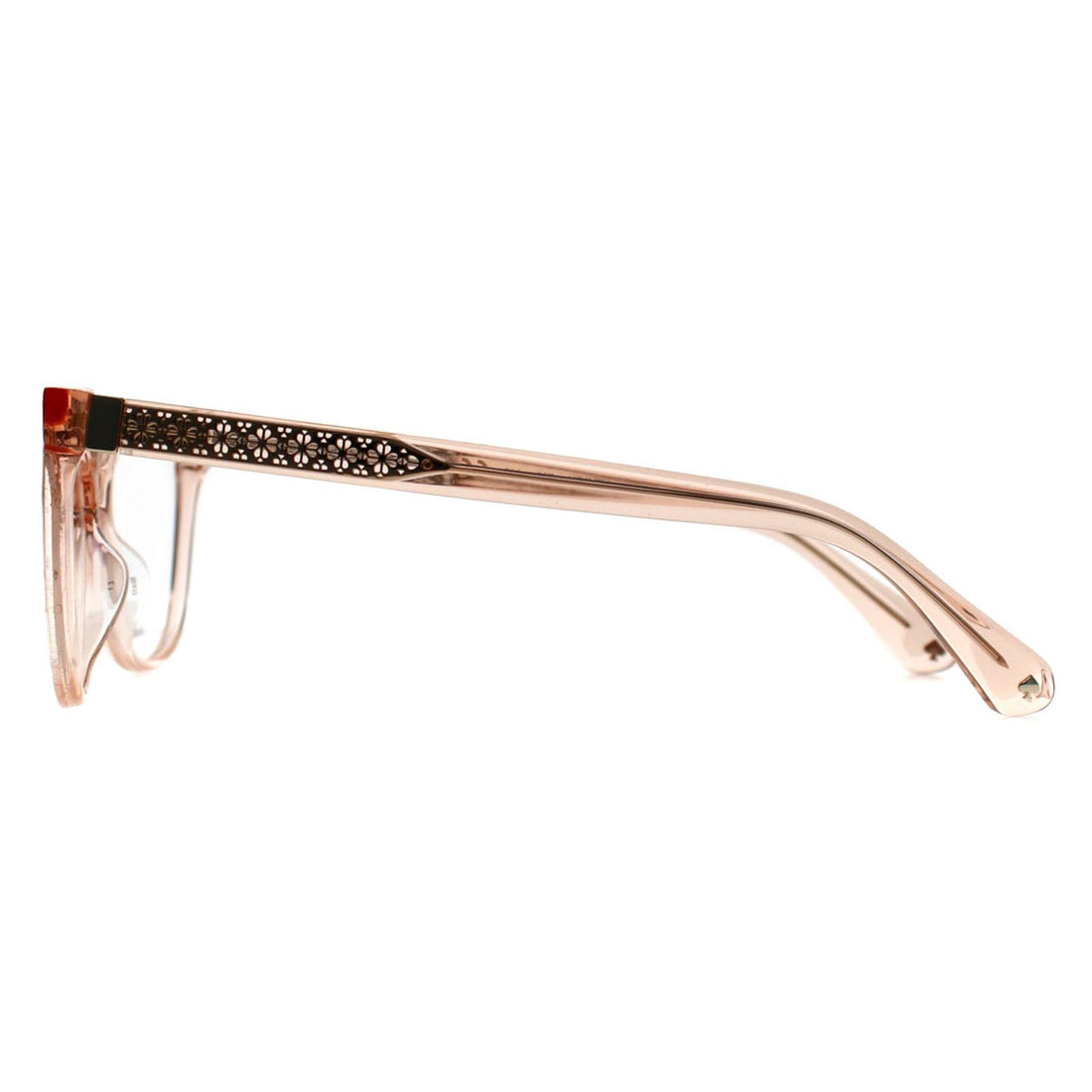 Kate Spade Glasses Frames Nevaeh 733 Transparent Peach Pink Women
