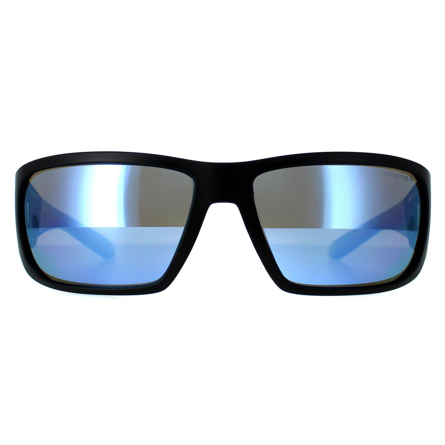 Arnette AN4297 Snap II Sunglasses Matte Black Dark Grey Mirror Water Polarized