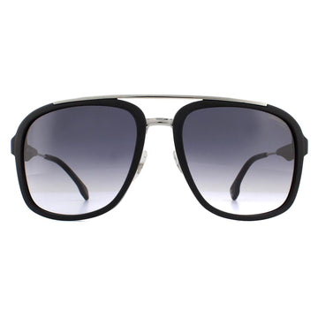 Carrera Sunglasses 133/S TI7 9O Ruthenium Matte Black Dark Grey Gradient