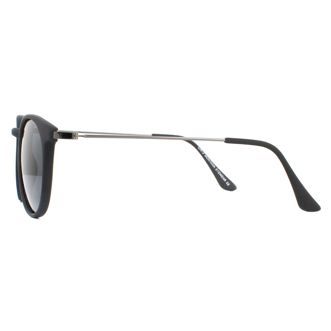 Montana Sunglasses MP33 Black Rubbertouch Black Smoke Polarized