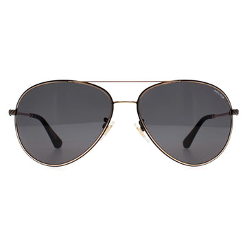 Police Sunglasses SPLL11 Octane 8 0302 Black Rose Gold Grey Green
