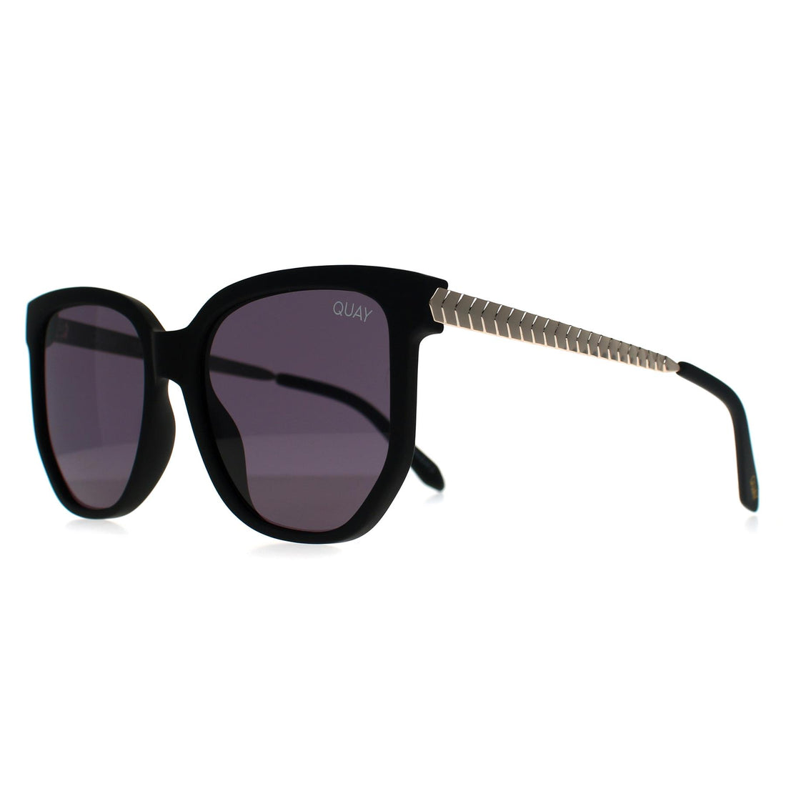 Quay Sunglasses Coffee Run BLK Black Smoke