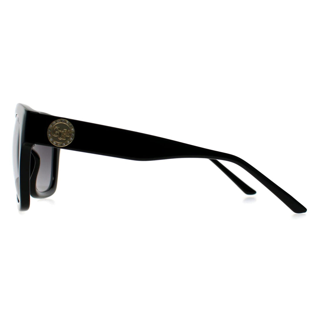 Guess Sunglasses GF6128 01B Shiny Black Grey Gradient