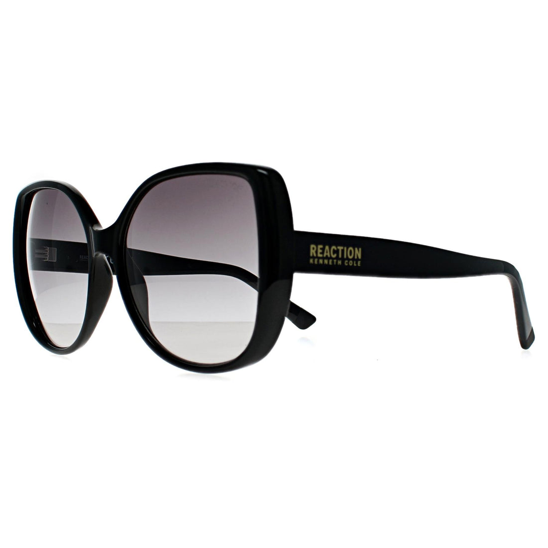 Kenneth Cole Reaction Sunglasses KC2967 01B Shiny Black Grey Gradient