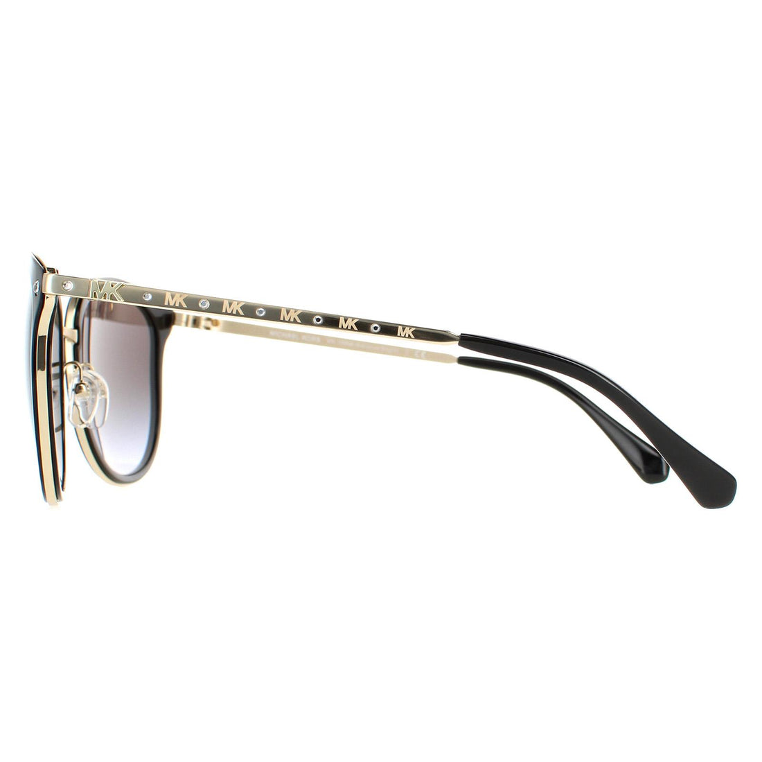 Michael Kors Sunglasses Adrianna Bright MK1099B 30058G Black Dark Grey Gradient