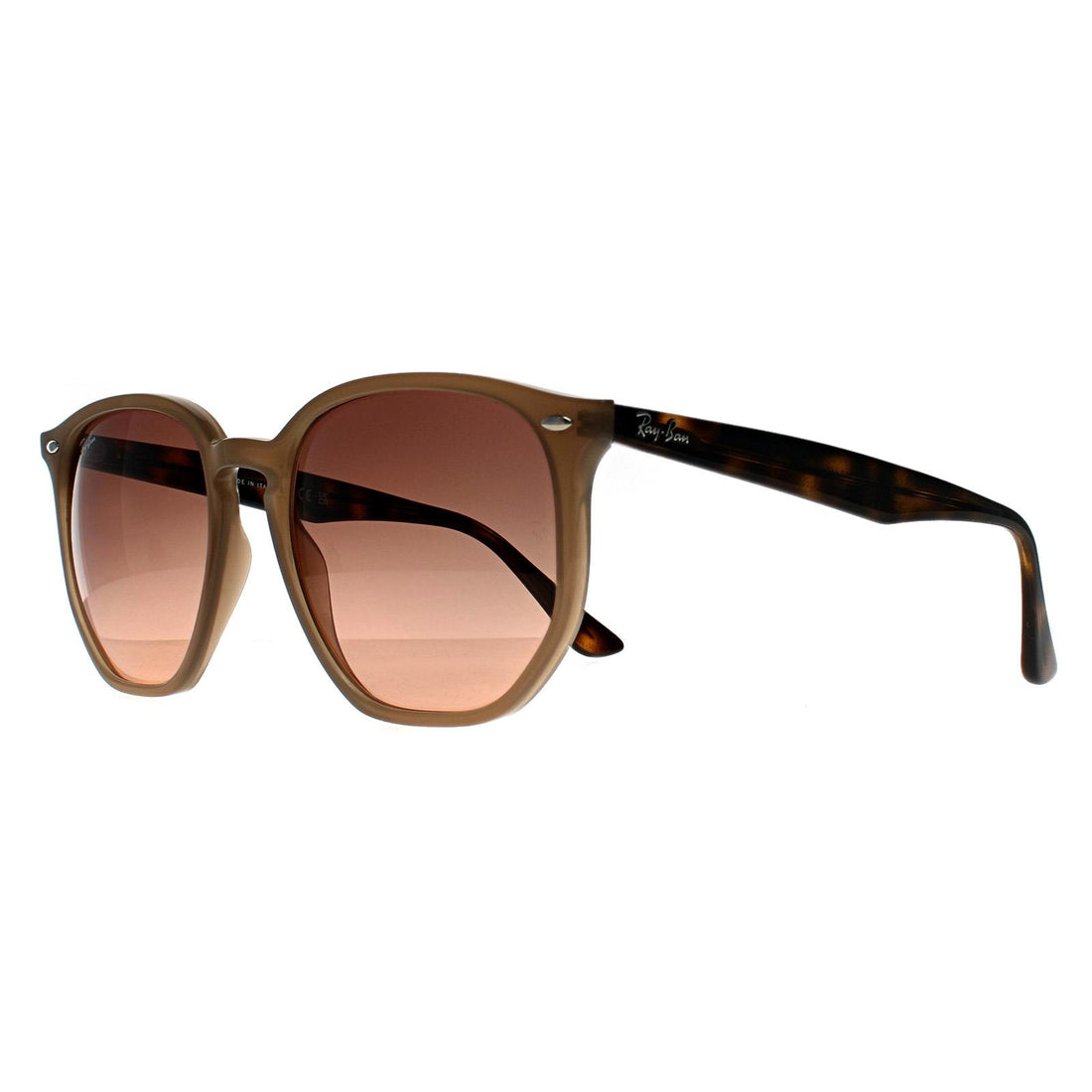 Ray-Ban Sunglasses RB4306 678846 Polished Turtledove Pink Gradient Grey