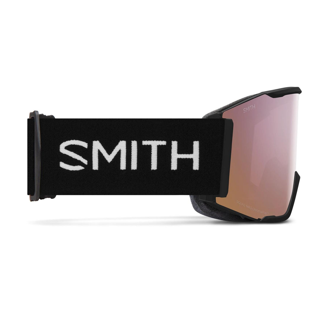 Smith Ski Goggles Squad Mag 0JX M5 Black ChromaPop Everyday Rose Gold Mirror & Storm Rose Flash