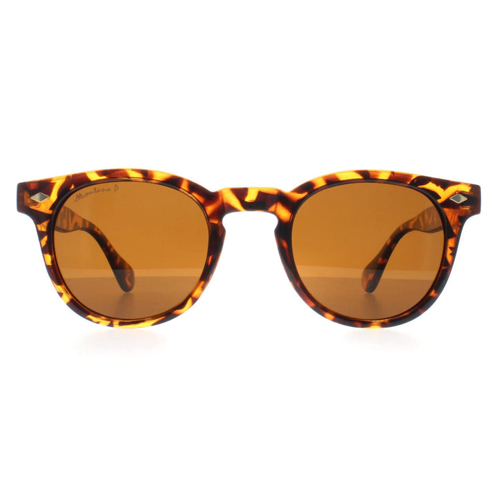 Montana Sunglasses MP191 B Shiny Turtle Brown Polarized