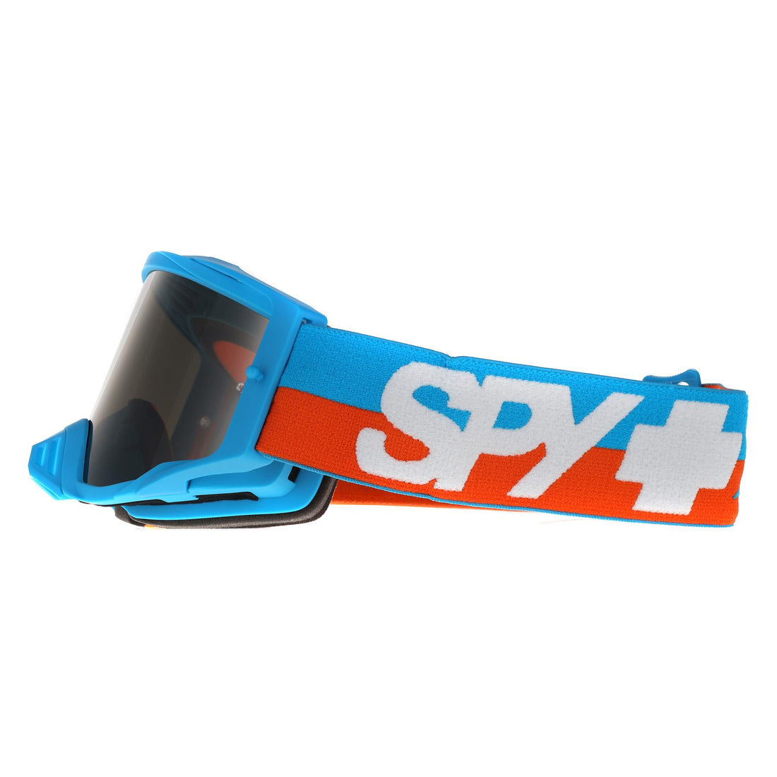 Spy MX Motocross Goggle Foundation Plus 3200000000005 Bolt Blue HD Smoke with Silver Spectra Mirror HD Clear