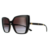 Dolce & Gabbana Sunglasses DG6138 32468G Black On Transparent Grey Dark Grey Gradient