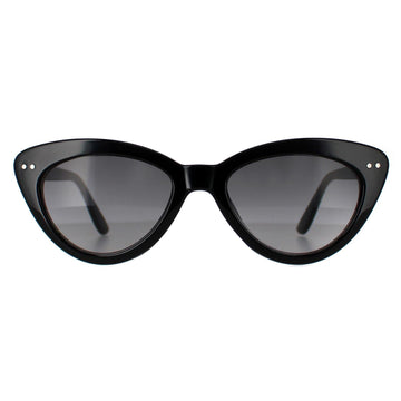 Guess Sunglasses GF0402 01B Shiny Black Smoke Gradient