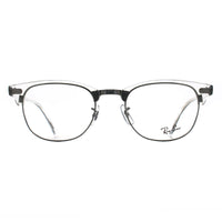 Ray-Ban Glasses Frames RX5154 Clubmaster 2001 White Transparent Men Women