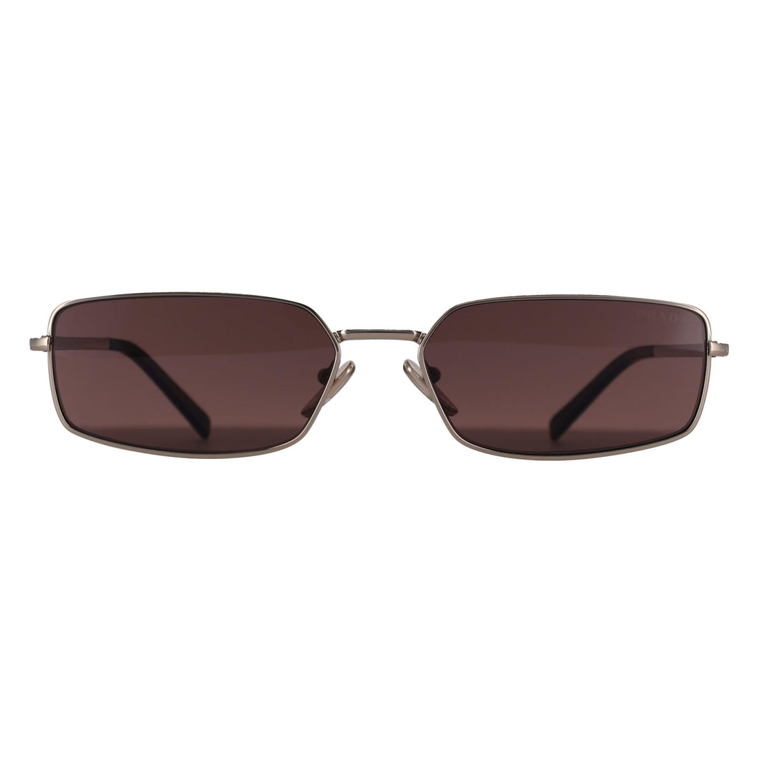 Prada Sunglasses PRA60S ZVN80T Pale Gold Black Chocolate
