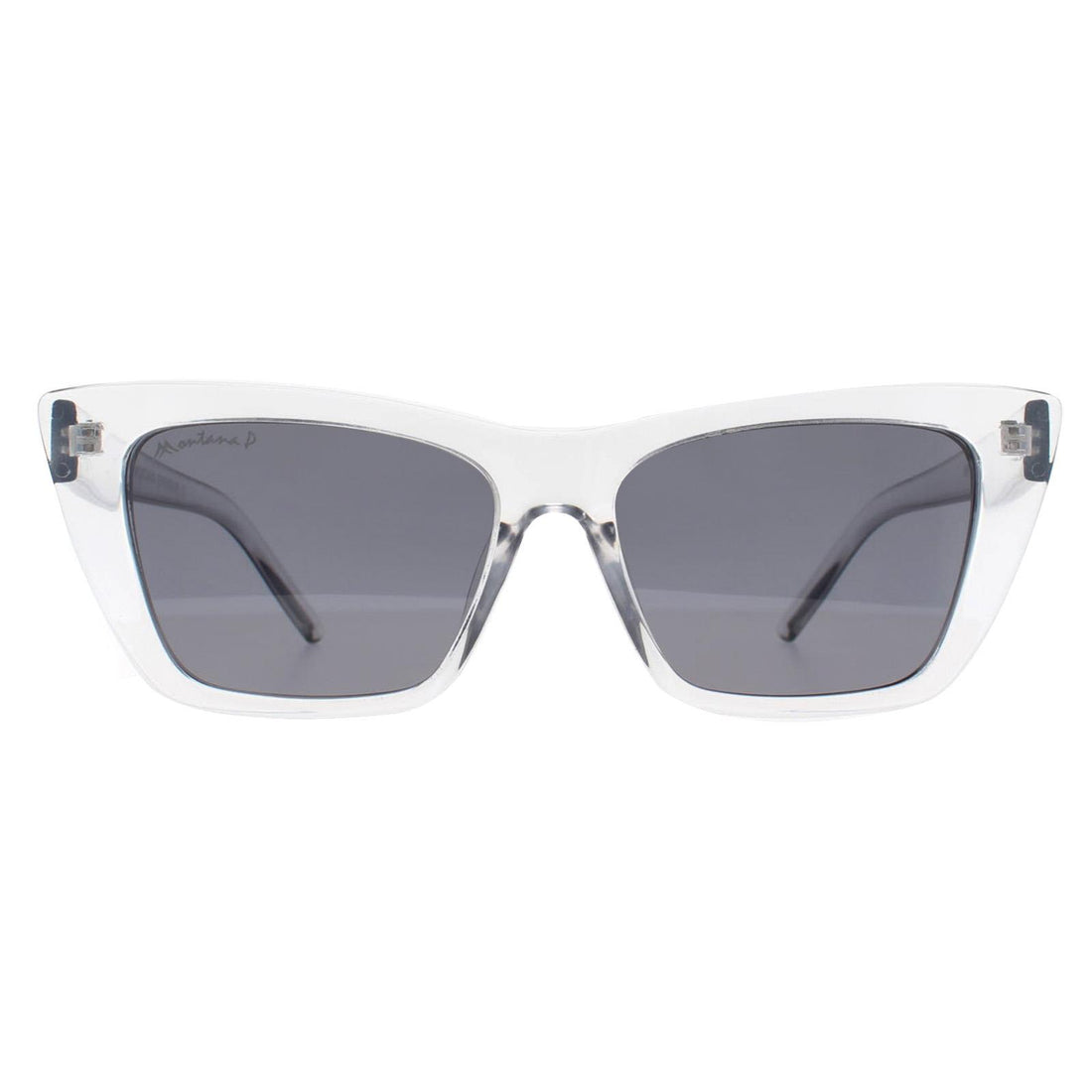 Montana Sunglasses MP64 D Shiny Grey Smoke Polarized