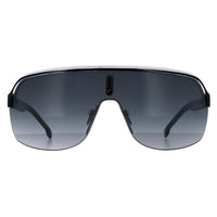 Carrera Topcar 1/N Sunglasses Black White / Dark Grey Gradient