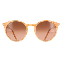 Serengeti Sunglasses Leonora SS028004 Shiny Peach Marble Mineral Polarized Drivers Gradient