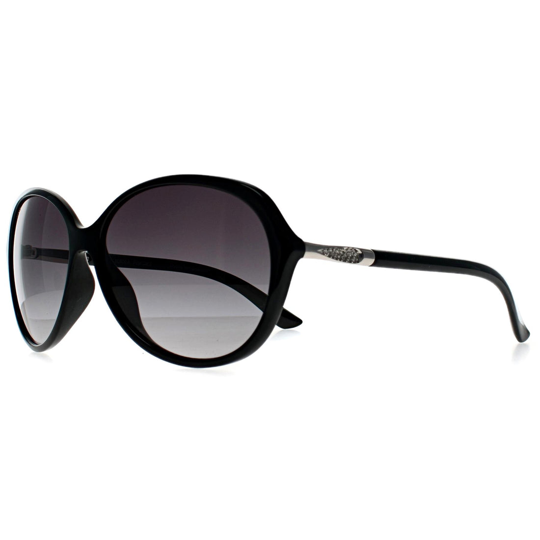 Seksy Sunglasses N2809 A Polished Black Smoke Gradient