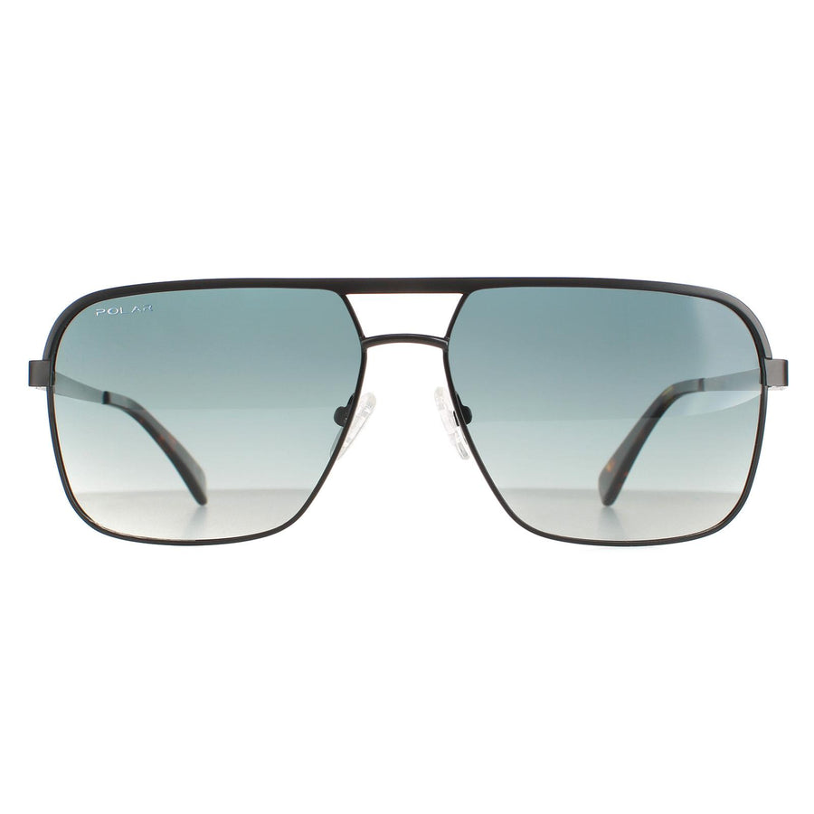 Polar Cooper Sunglasses Black Grey Gradient Polarized