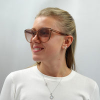 Tom Ford Sunglasses FT0915 Isabella 45G Shiny Light Brown Brown Mirror
