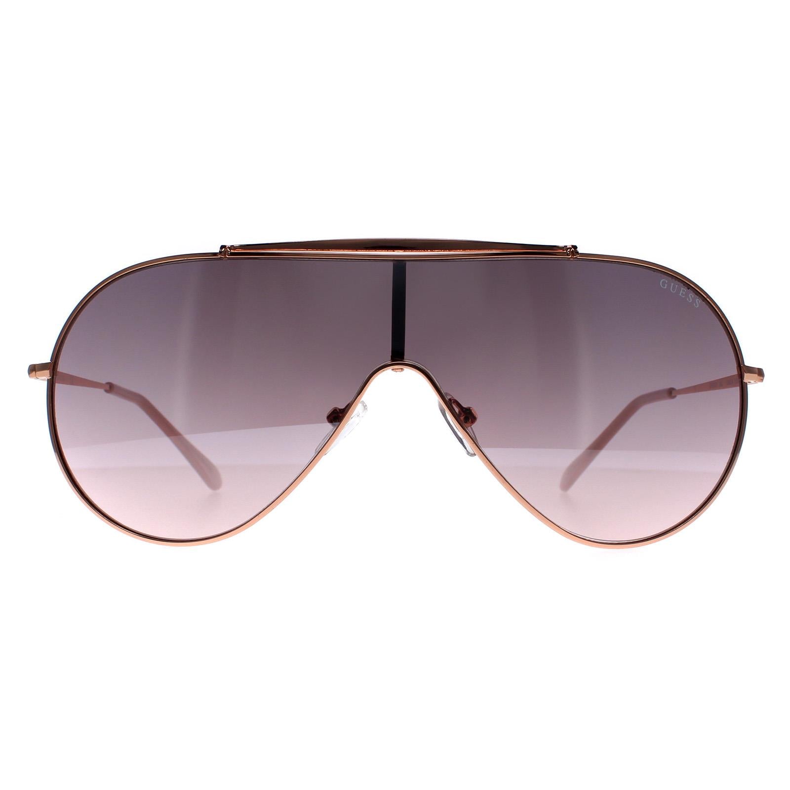 Sunglasses GF0370 28U Rose Gold Silver Mirrored