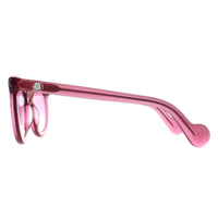 Moncler Sunglasses ML0015 75Z Shiny Transparent Fuxia Pink Gradient