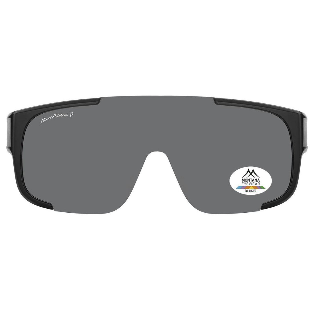 Montana Fit Over Glasses Sunglasses FO9 Matte Black Smoke Polarized
