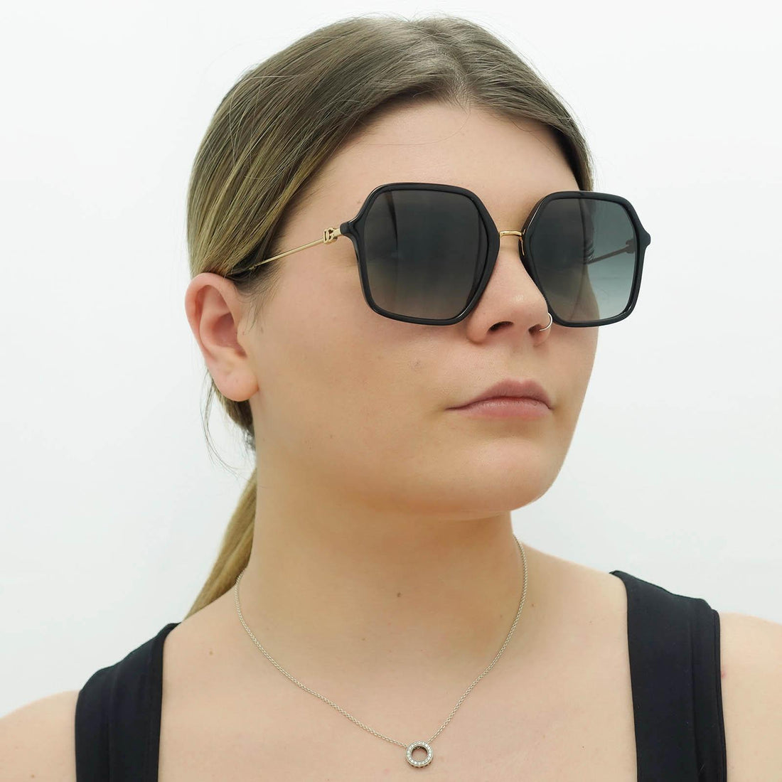 Dolce & Gabbana Sunglasses DG4422 501/8G Black Grey Gradient