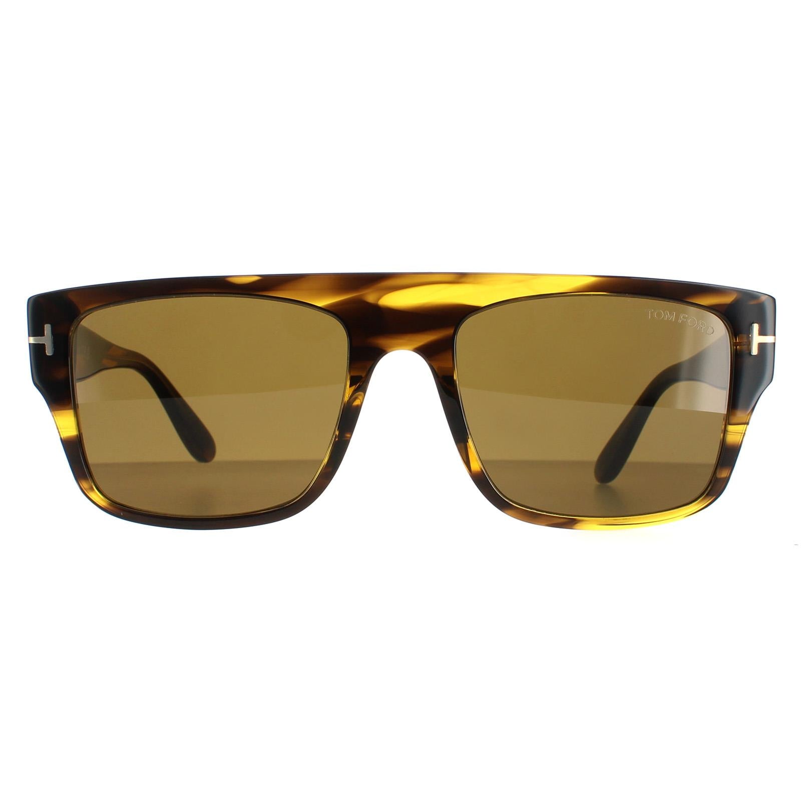 Tom Ford Sunglasses Dunning FT0907 48J Tortoise Brown – Discounted ...