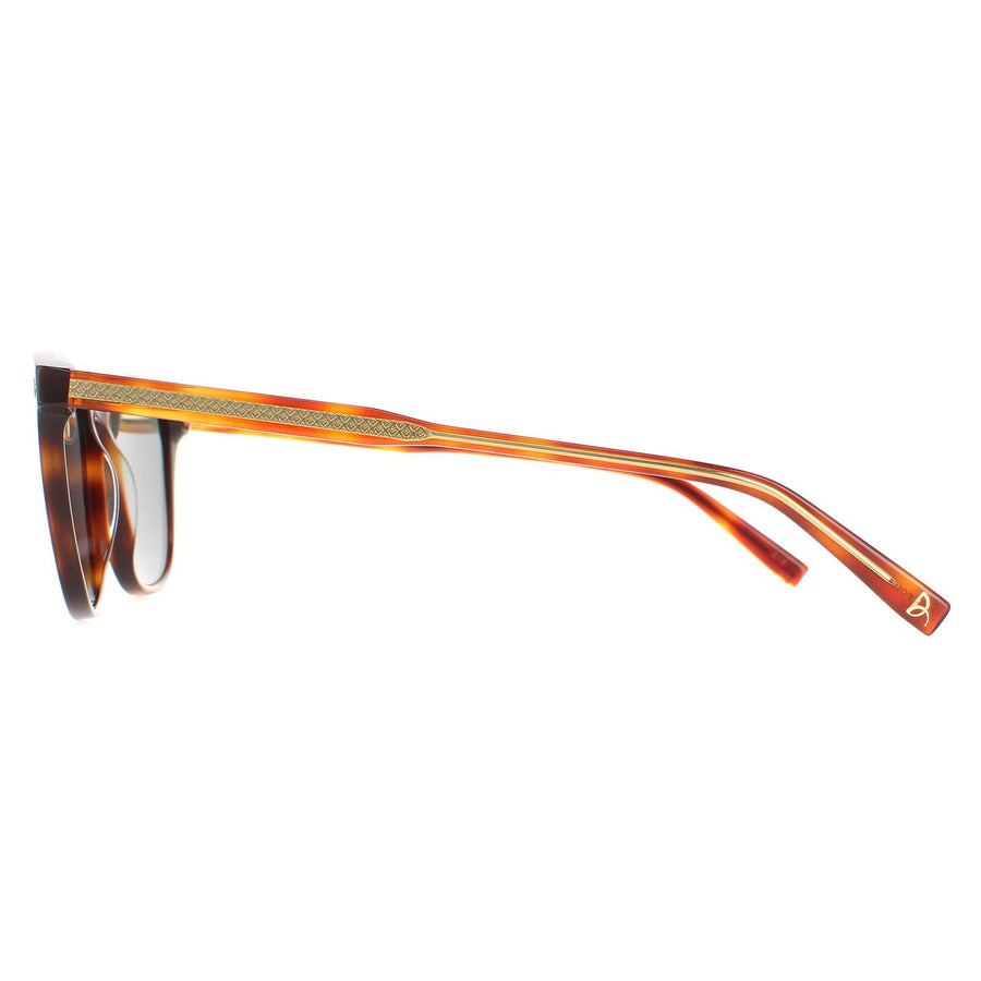 Lacoste Sunglasses L602SNDP 218 Havana Blonde Grey Polarized