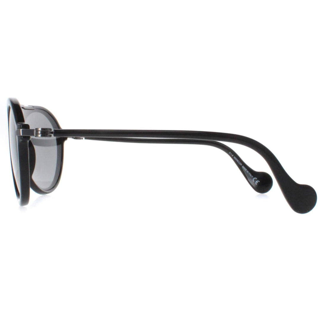 Moncler Sunglasses ML0053 01B Black Grey Mirror