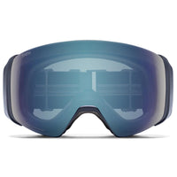 Smith Ski Goggles 4D Mag 3P2 4B Royal Navy ChromaPop Everyday Blue Mirror & CP Storm Blue Sensor Mirror