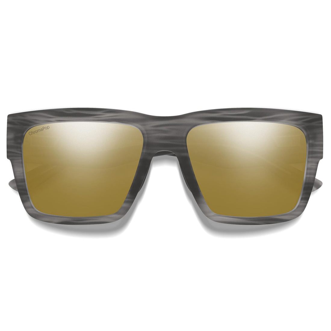 Smith Sunglasses Lineup 2W8 QE Matte Grey Horn ChromaPop Bronze Brown Mirror