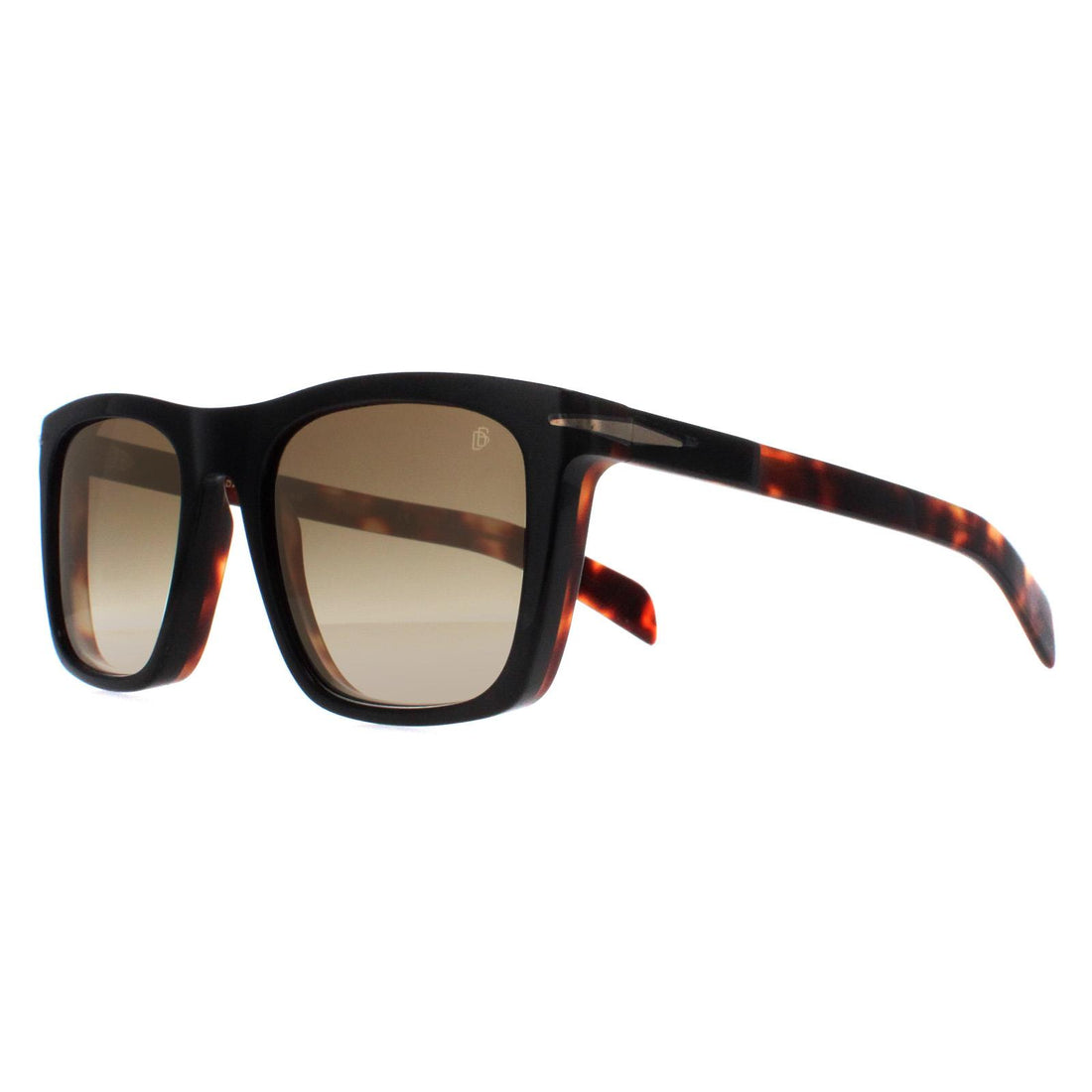 David Beckham Sunglasses DB7000/S XWY 9K Black Havana Brown Gradient