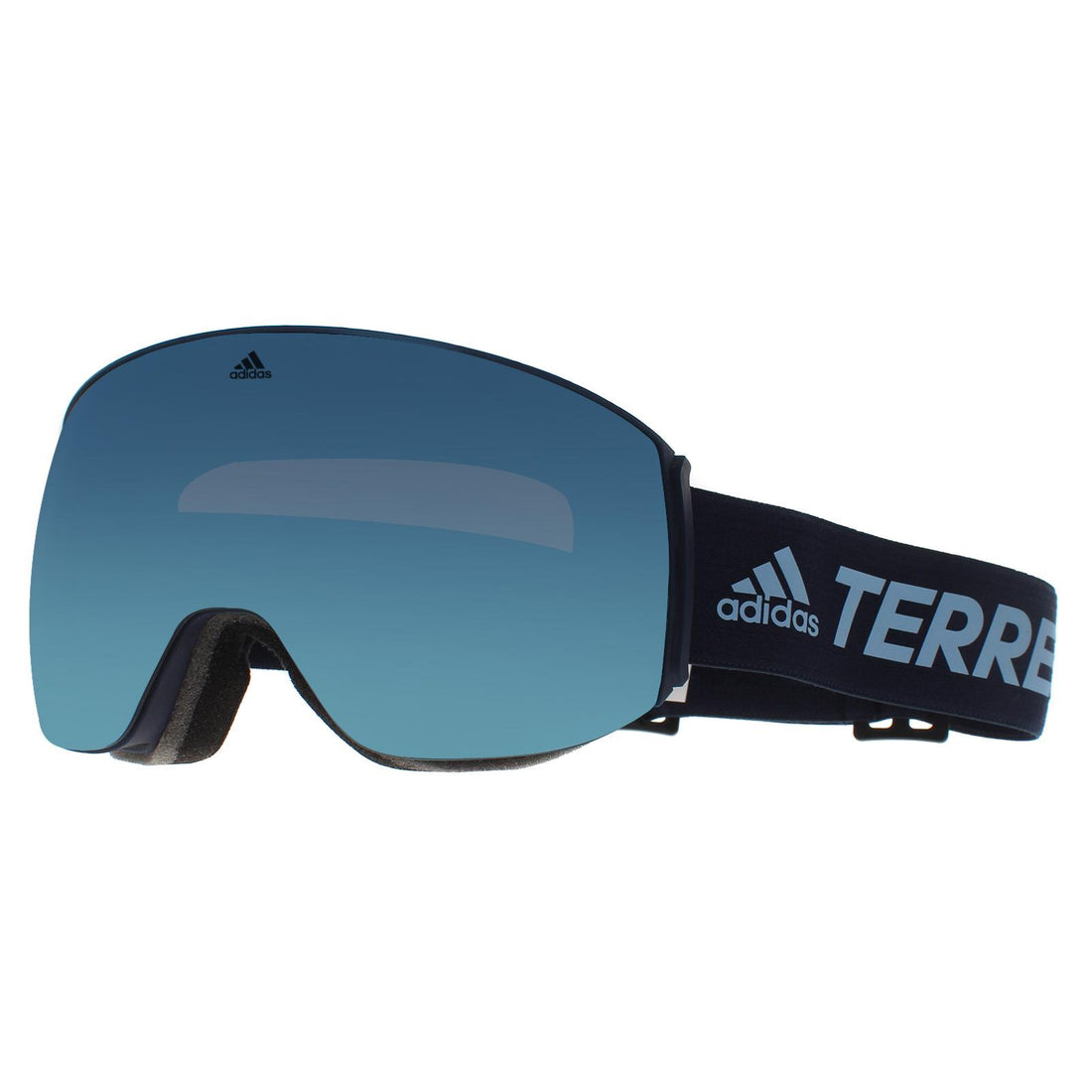 adidas goggles Adidas Ski Goggles SP0053 91X Matte Blue Blue Mirror – Discounted Sunglasses