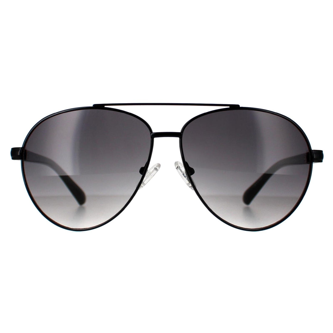 Guess Sunglasses GF0221 01B Shiny Black Smoke Gradient