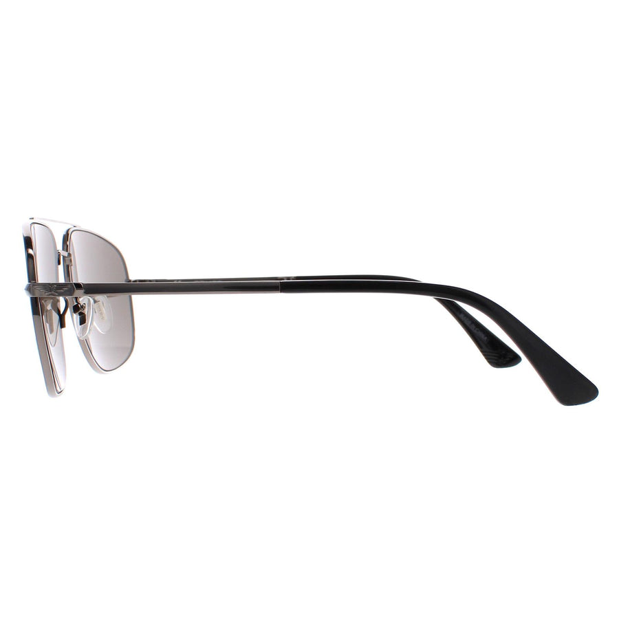 Police Sunglasses SPLE04 Roadie 2 0509 Shiny Ruthenium Grey Green