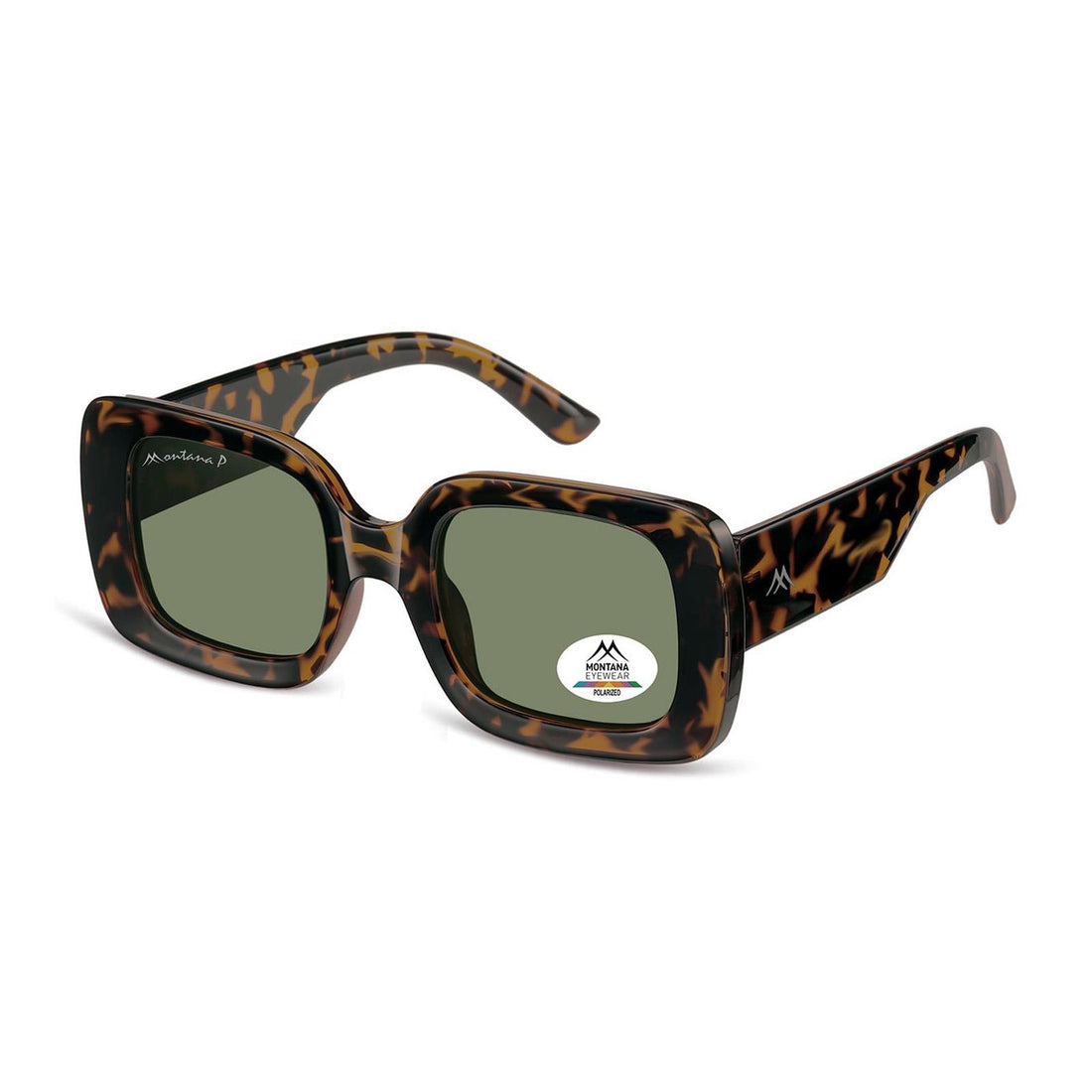 Montana Sunglasses MP68 C Tortoise Green Polarized
