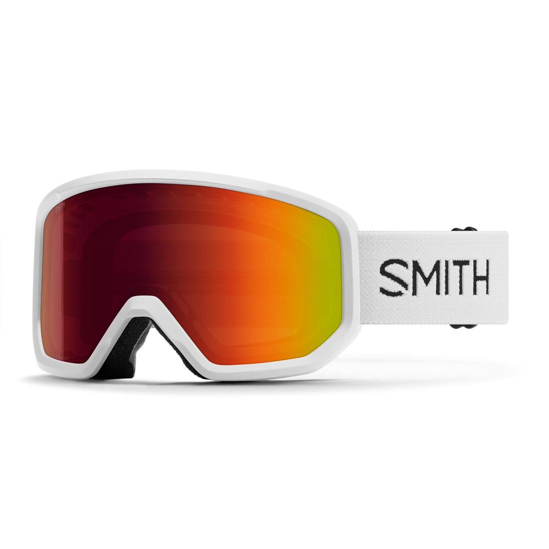 Smith Ski Goggles Transfer 1DG C1 White Red Solx Mirror Antifog